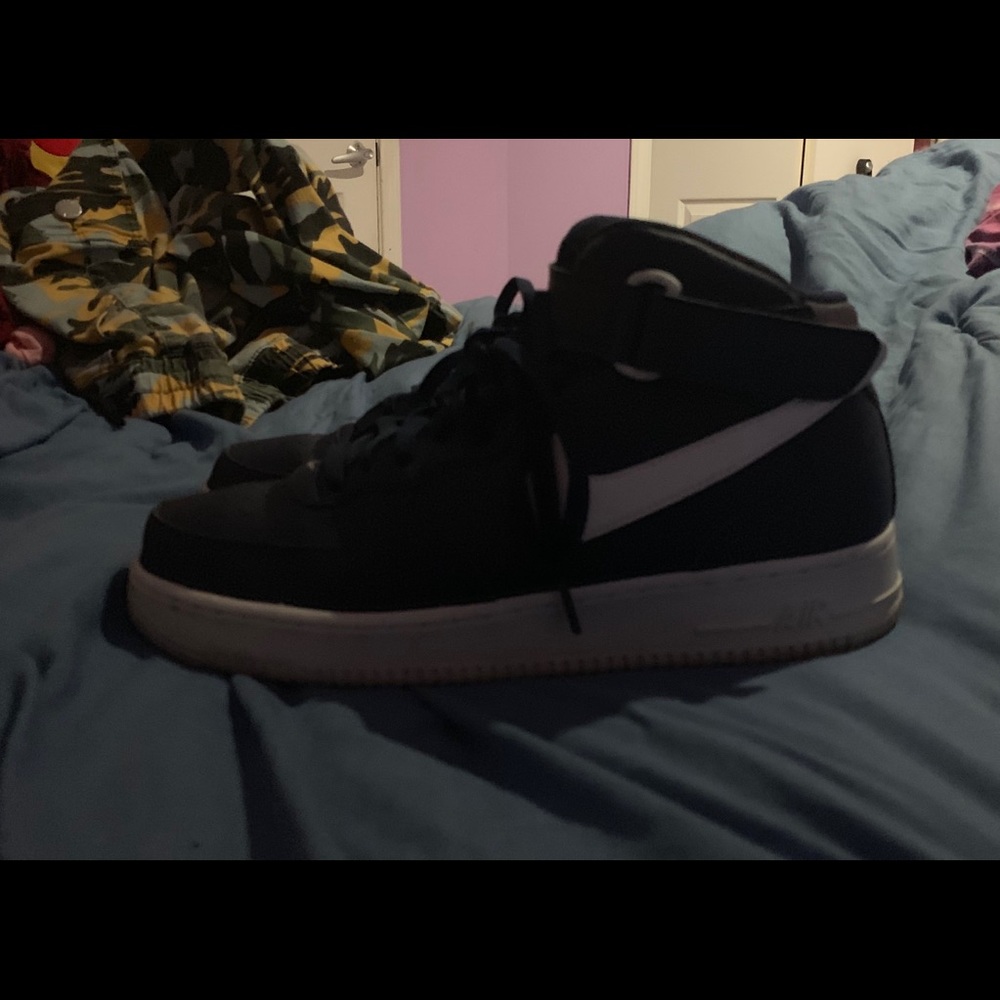 BLUE HIGH TOP AIR FORCE 1s💙💙